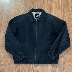 Vintage GAP work zip up work Jacket size XS 21” pit to pit